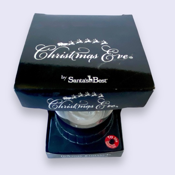 NWT Santa’s Best Holiday Radiance Illuminated Glass Ornament - Picture 8 of 13